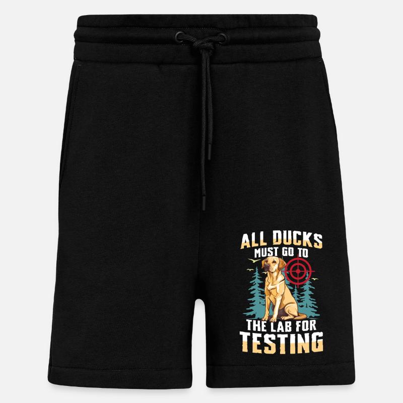 Jagd Mit Labrador - Shorts - made by SPREAD - SOLID BLACK