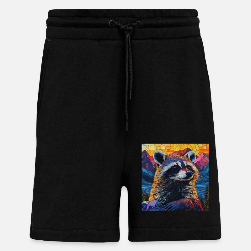 Waschbär - Shorts - made by SPREAD - SOLID BLACK