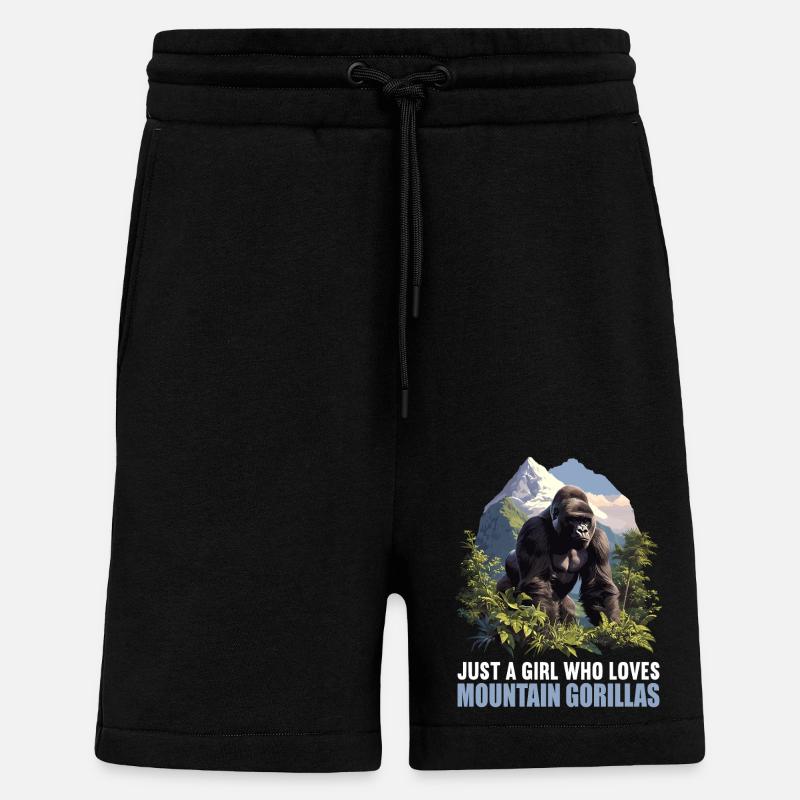 Berggorillas Berggorilla - Shorts - made by SPREAD - SOLID BLACK