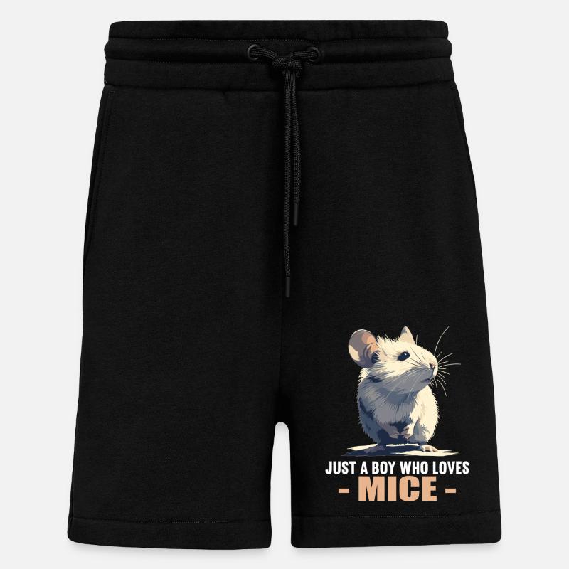 Mäuse Maus - Shorts - made by SPREAD - SOLID BLACK