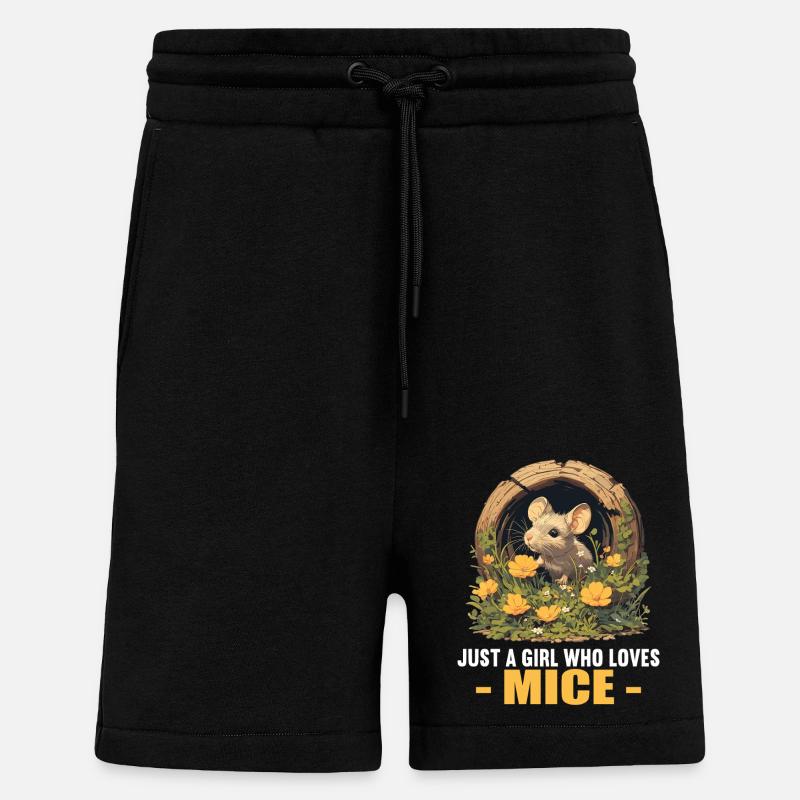 Mäuse Maus - Shorts - made by SPREAD - SOLID BLACK