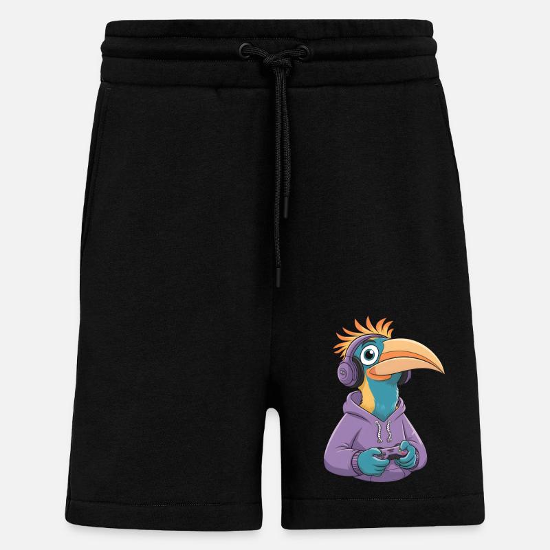 Nashornvogel - Shorts - made by SPREAD - SOLID BLACK