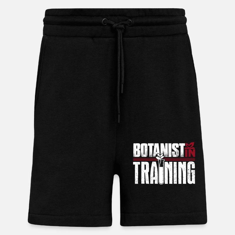 Botanist Botanist In Training - Shorts - made by SPREAD - SOLID BLACK