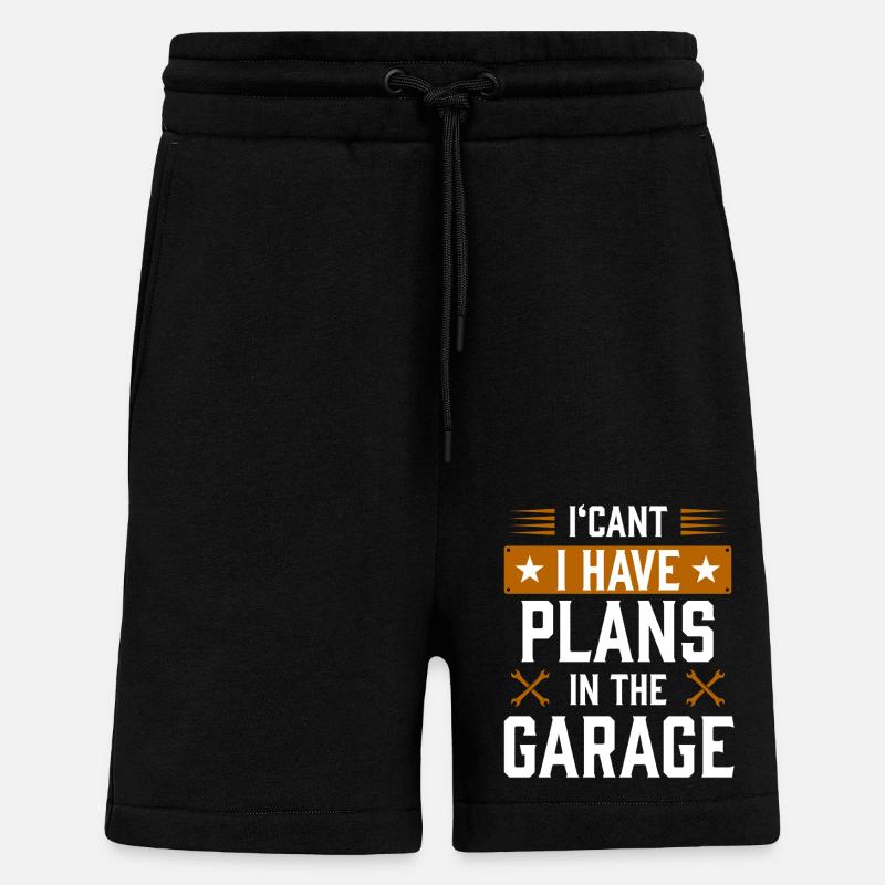 garage1 Zeichenfläche 1 - Shorts - made by SPREAD - SOLID BLACK