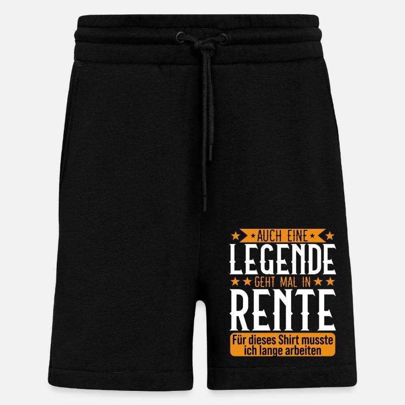 rente1 Zeichenfläche 1 - Shorts - made by SPREAD - SOLID BLACK