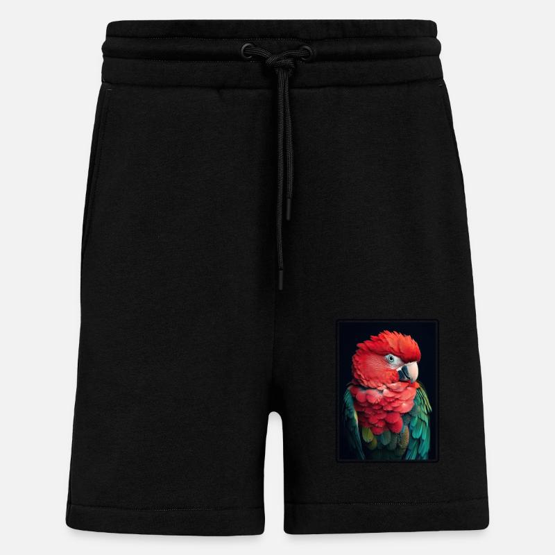 Parrot Parrot Parrot - Shorts - made by SPREAD - SOLID BLACK