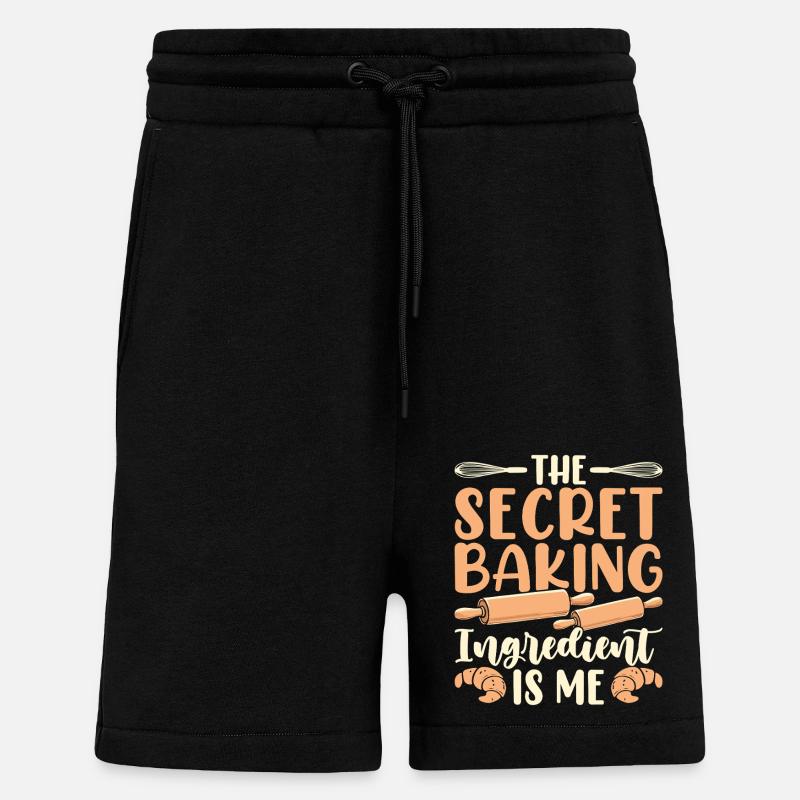 Baking Baker Bakery - Shorts - made by SPREAD - SOLID BLACK