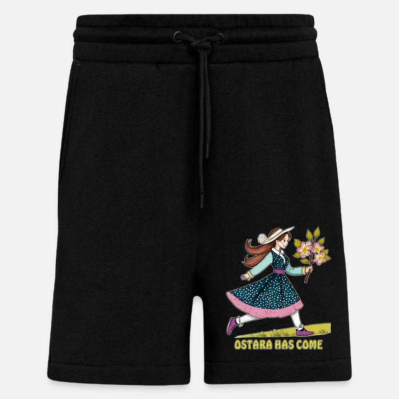 L’ENFANT OSTARA EST ARRIVÉE - Short bio décontracté fabriqué en UE - SOLID BLACK