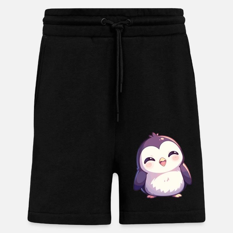 Penguins Penguin - Shorts - made by SPREAD - SOLID BLACK