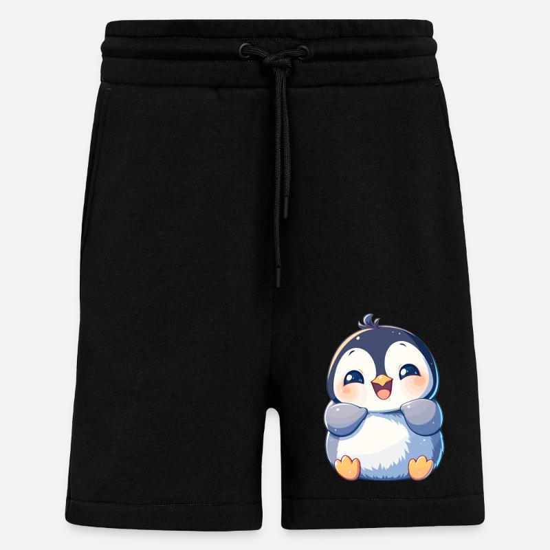 Pinguine Pinguin - Shorts - made by SPREAD - SOLID BLACK