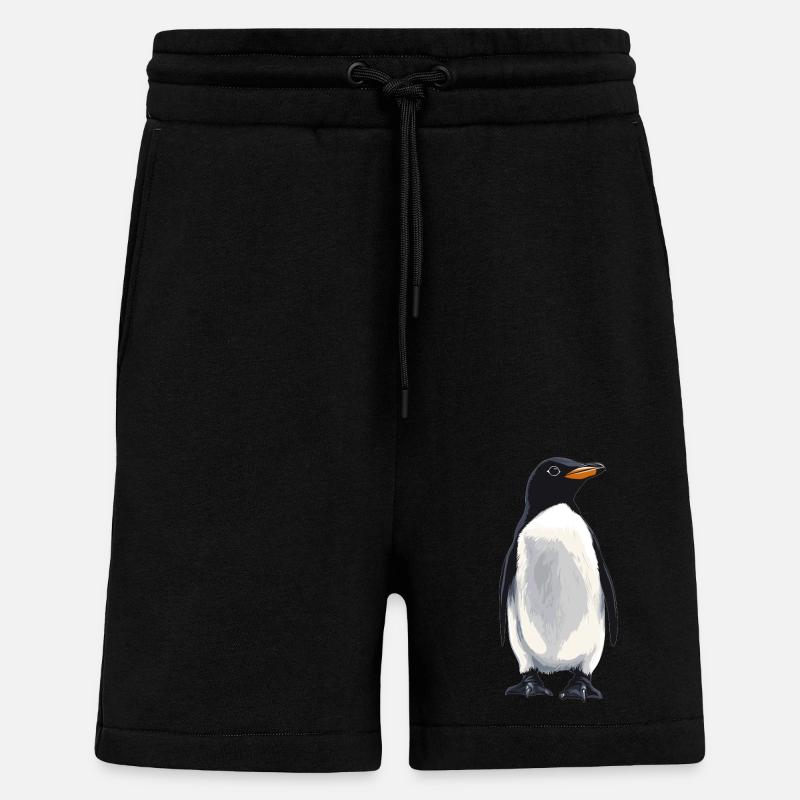 Pinguine Pinguin - Shorts - made by SPREAD - SOLID BLACK