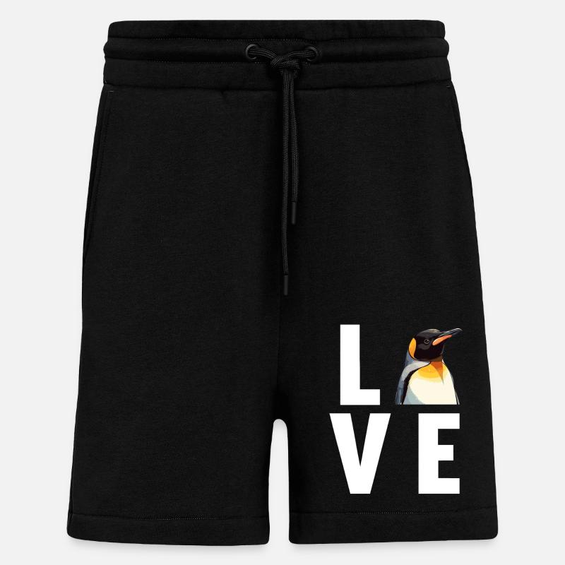 Pinguine Pinguin - Shorts - made by SPREAD - SOLID BLACK