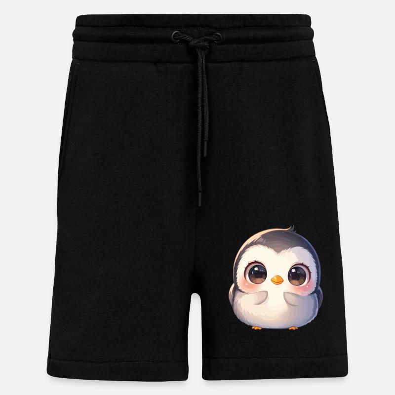 Pinguine Pinguin - Shorts - made by SPREAD - SOLID BLACK