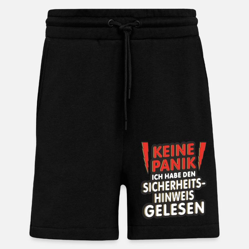Sicherheitshinweis - Shorts - made by SPREAD - SOLID BLACK
