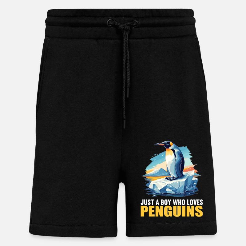 Pinguine Pinguin - Shorts - made by SPREAD - SOLID BLACK