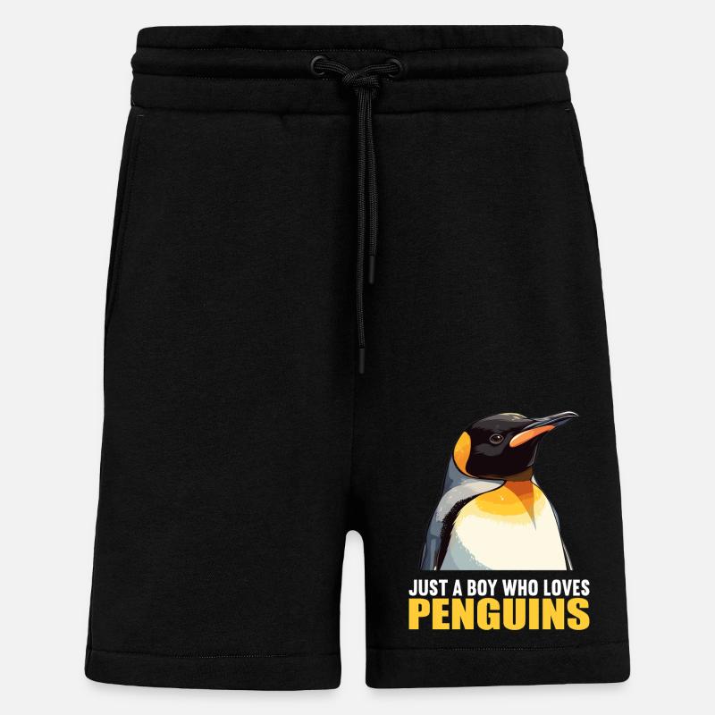 Pingouins Pingouin - Short bio décontracté fabriqué en UE - SOLID BLACK