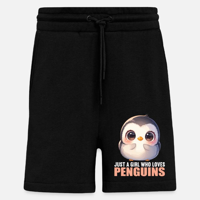Pingouins Pingouin - Short bio décontracté fabriqué en UE - SOLID BLACK