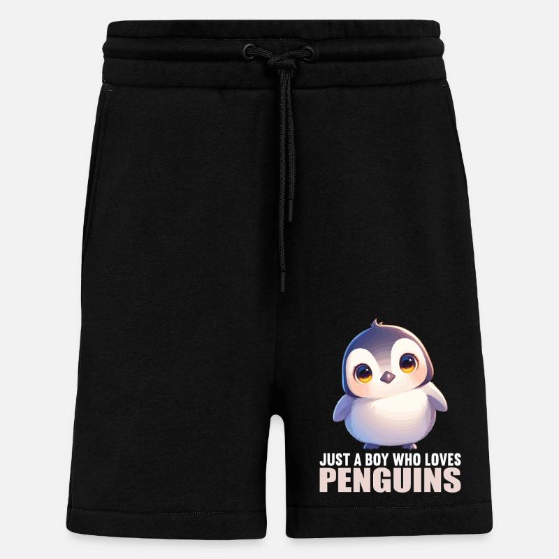 Pingouins Pingouin - Short bio décontracté fabriqué en UE - SOLID BLACK
