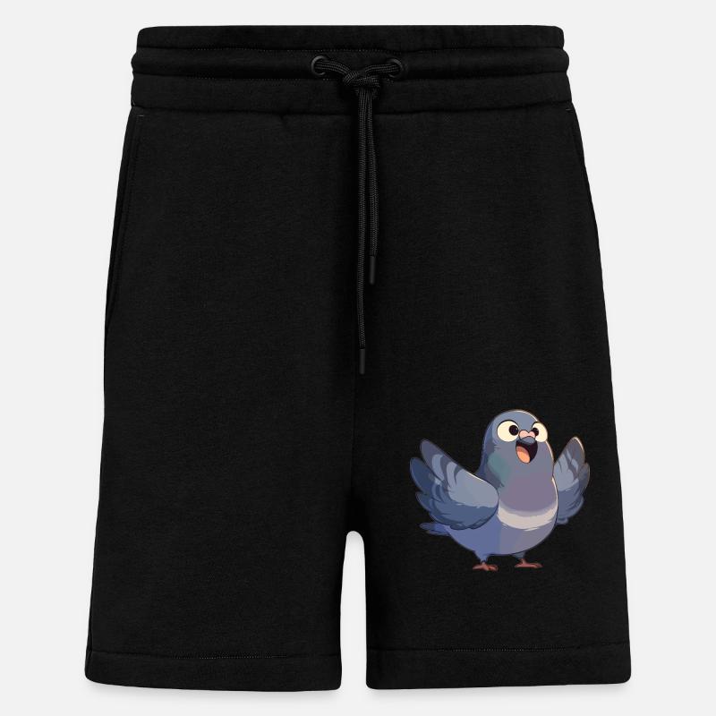 Tauben Taube - Shorts - made by SPREAD - SOLID BLACK