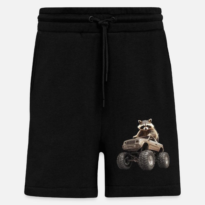 Waschbär - Shorts - made by SPREAD - SOLID BLACK