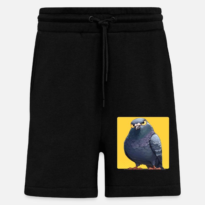 Tauben Taube - Shorts - made by SPREAD - SOLID BLACK