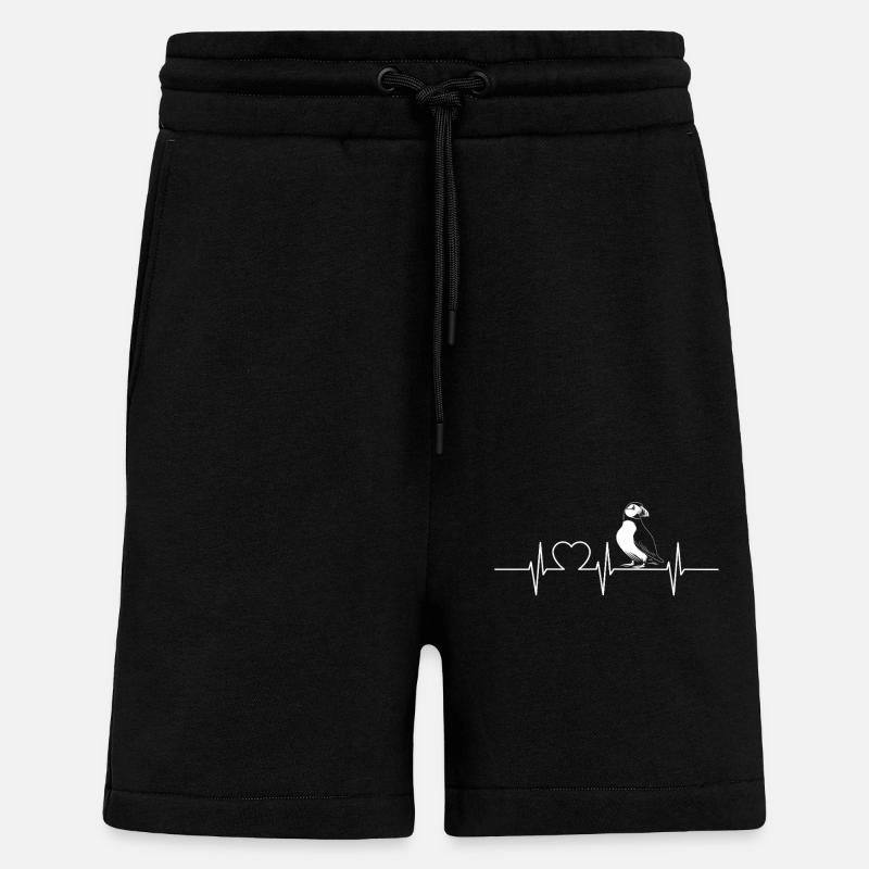 Papageientaucher - Shorts - made by SPREAD - SOLID BLACK