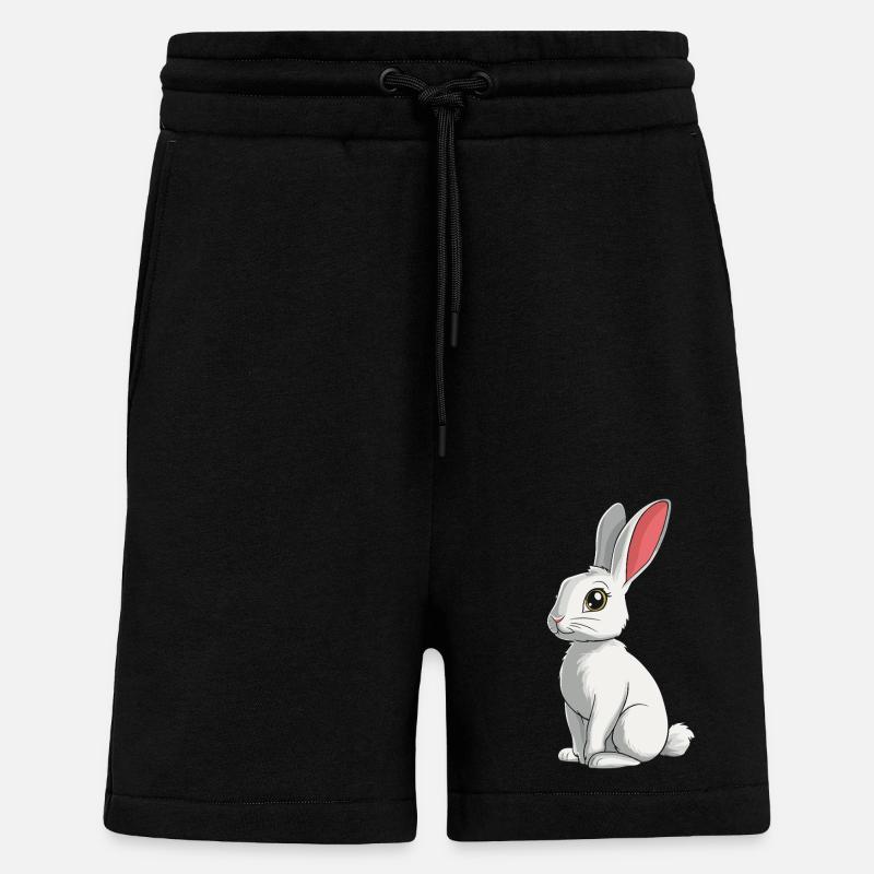 Lapin Lapin - Short bio décontracté fabriqué en UE - SOLID BLACK