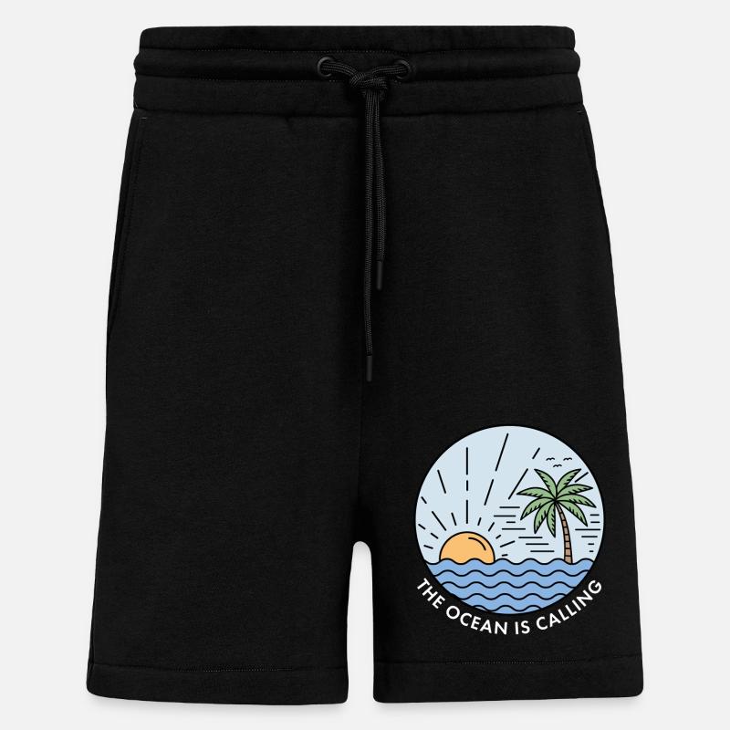 Der Ozean ruft - Shorts - made by SPREAD - SOLID BLACK