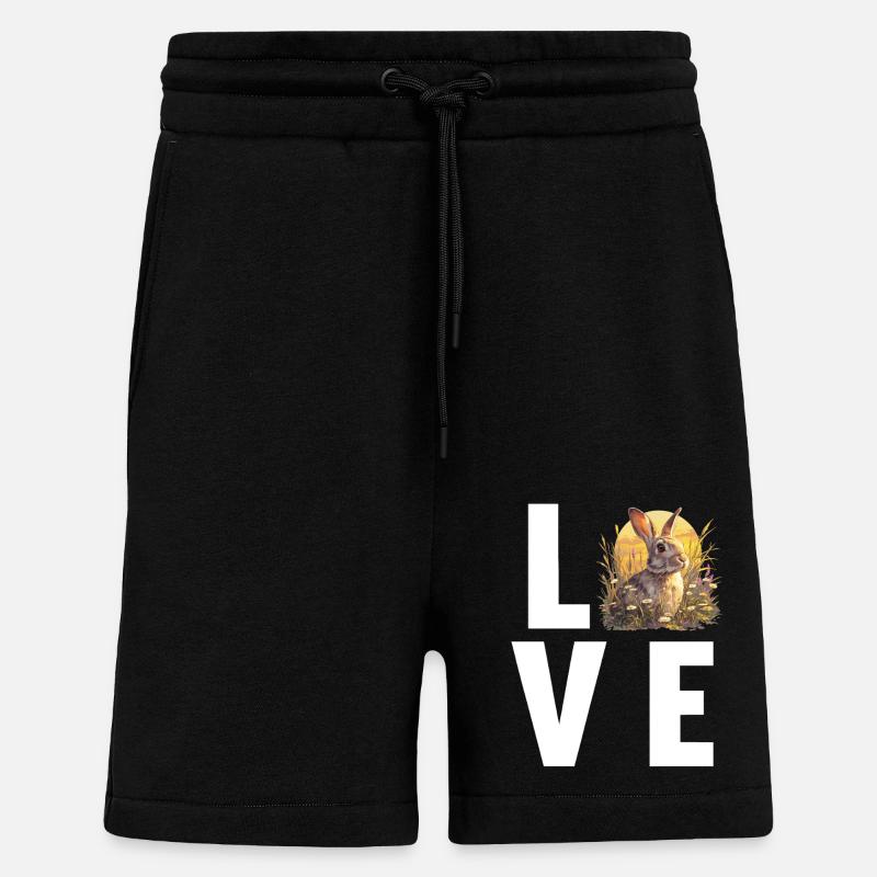 Bunny Bunny - Shorts - made by SPREAD - SOLID BLACK