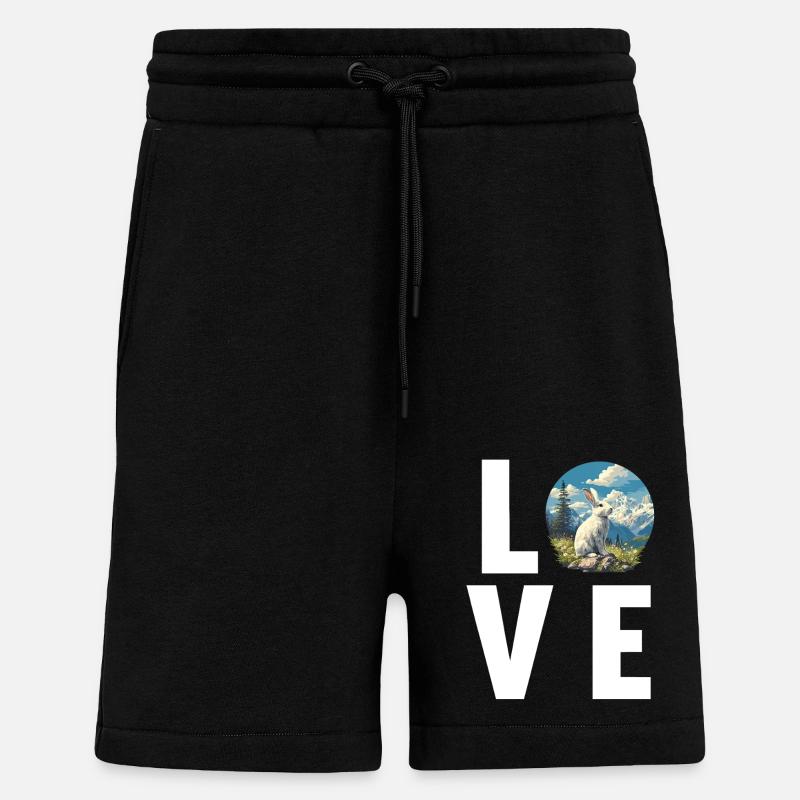 Bunny Bunny - Shorts - made by SPREAD - SOLID BLACK