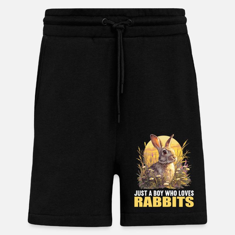 Bunny Bunny - Shorts - made by SPREAD - SOLID BLACK