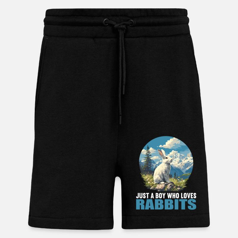 Bunny Bunny - Shorts - made by SPREAD - SOLID BLACK