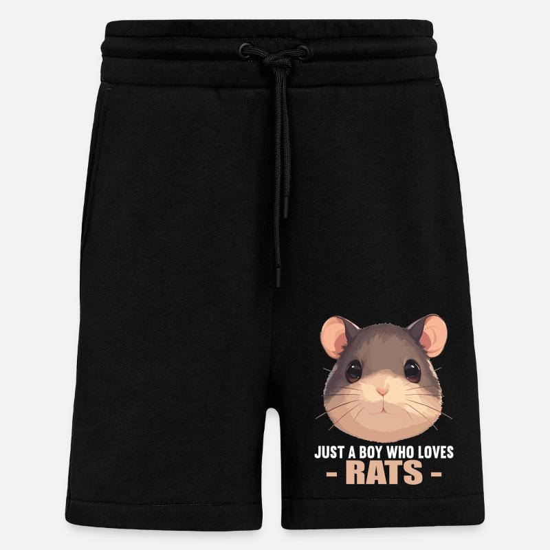 Ratten Ratte - Shorts - made by SPREAD - SOLID BLACK