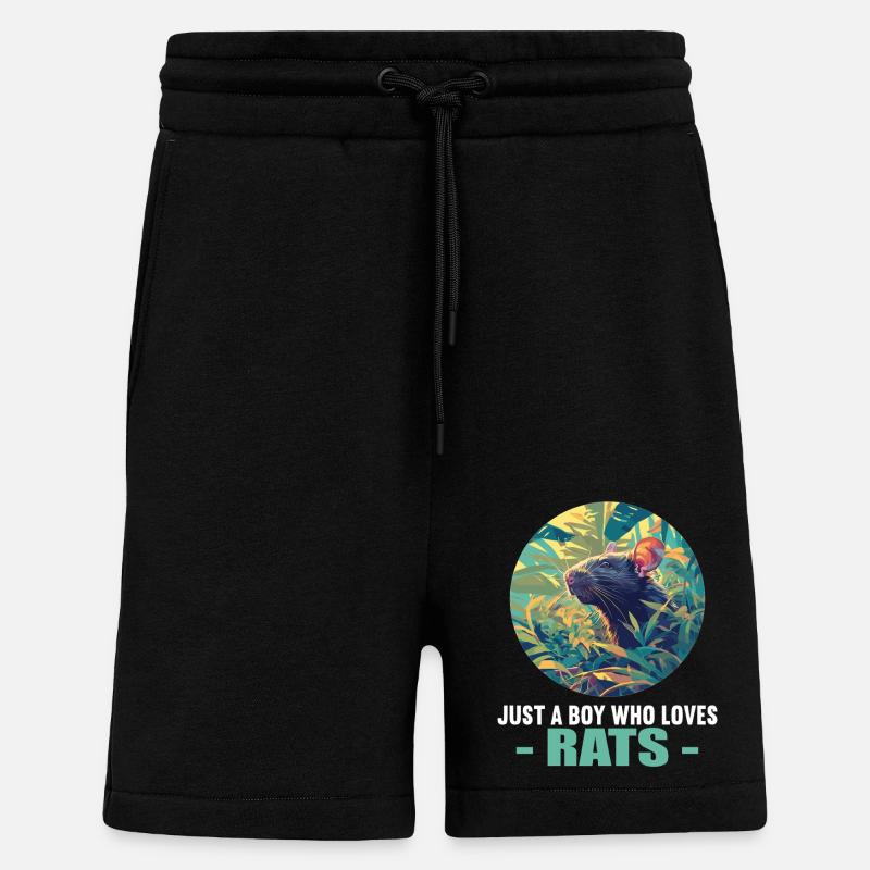 Ratten Ratte - Shorts - made by SPREAD - SOLID BLACK