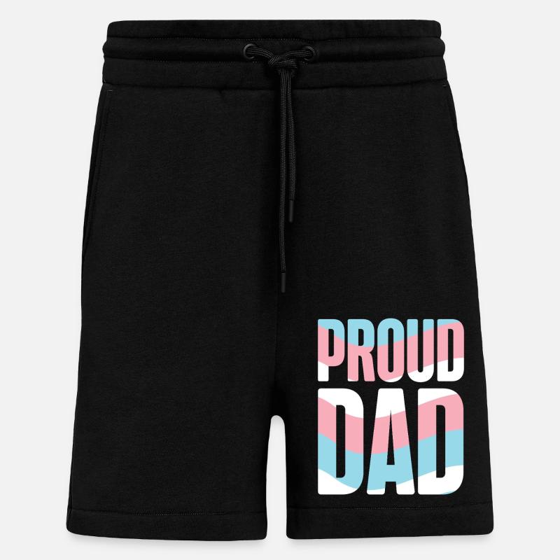 Transgender Trans LGBT Pride - Shorts - made by SPREAD - SOLID BLACK