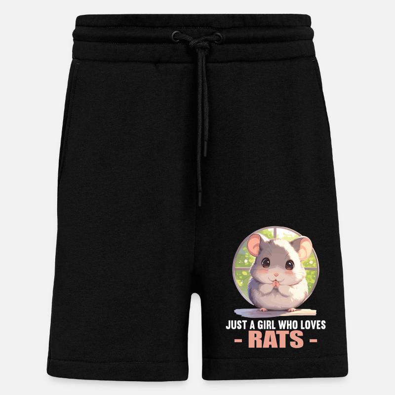Ratten Ratte - Shorts - made by SPREAD - SOLID BLACK
