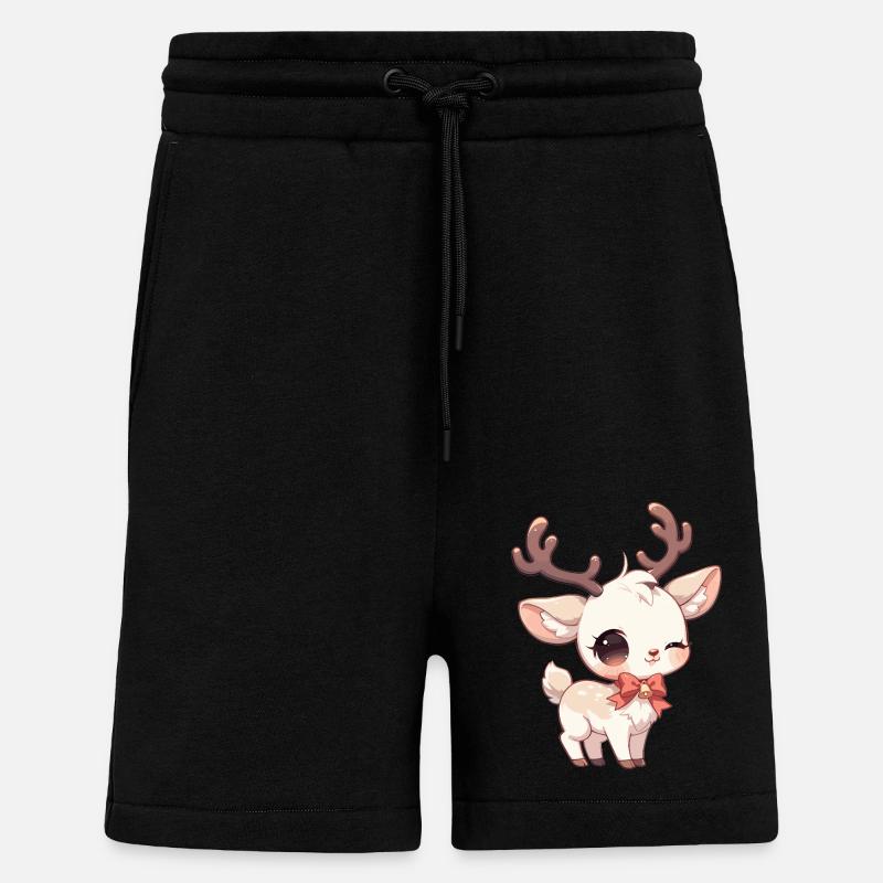 Renne Renne - Short bio décontracté fabriqué en UE - SOLID BLACK