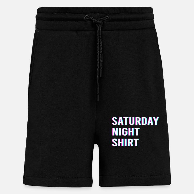 Saturday evening - Shorts - made by SPREAD - SOLID BLACK