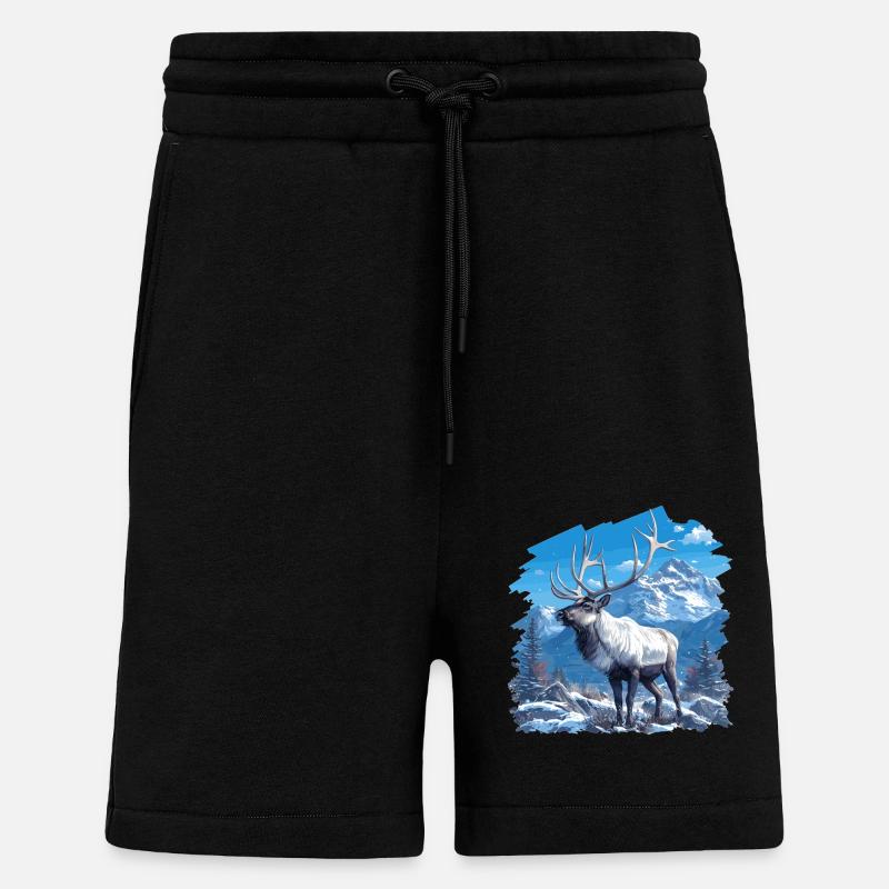 Renne Renne - Short bio décontracté fabriqué en UE - SOLID BLACK