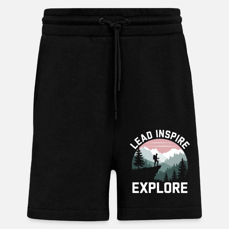 Scout Guide Scout Camping - Short bio décontracté fabriqué en UE - SOLID BLACK