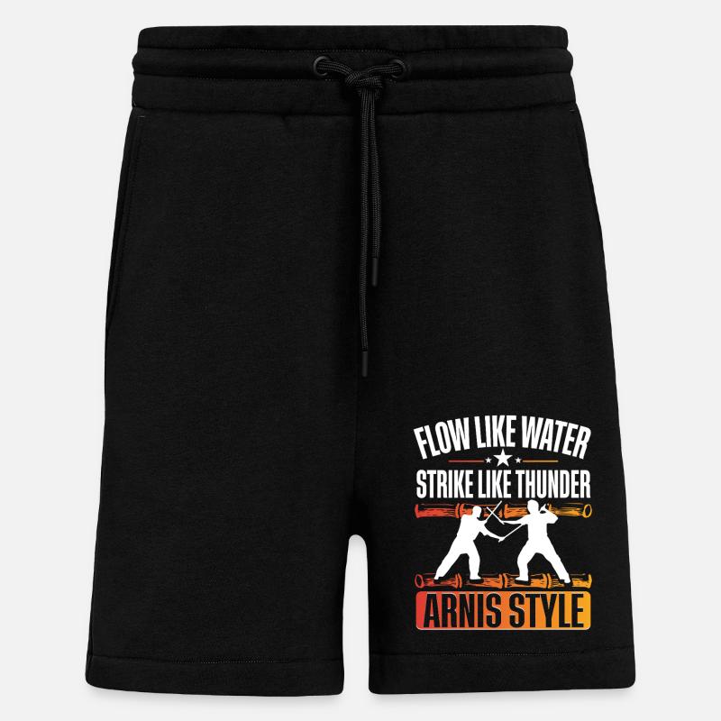 Escrima Arnis Kampfsport - Shorts - made by SPREAD - SOLID BLACK