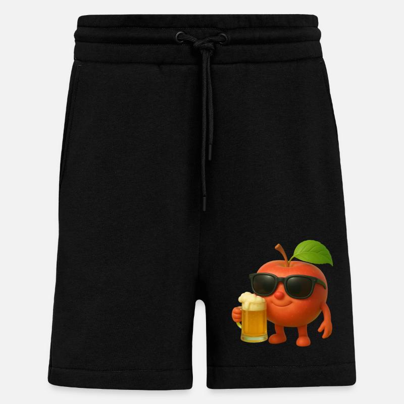 Apfelbier - Shorts - made by SPREAD - SOLID BLACK