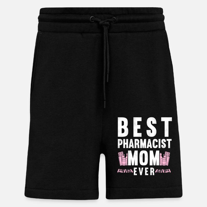 Pharmacy Tech Technician - Shorts - made by SPREAD - SOLID BLACK