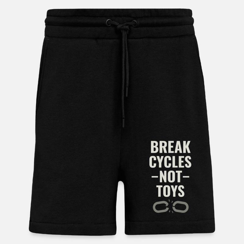 Emotionally Available Father Sanfter - Shorts - made by SPREAD - SOLID BLACK