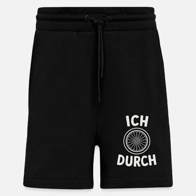I'm going crazy – bike - Shorts - made by SPREAD - SOLID BLACK