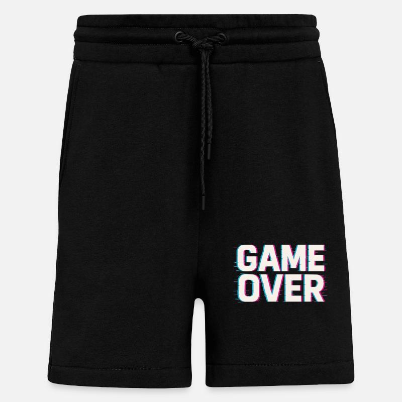 Game Over – Glitch Effect - Shorts - made by SPREAD - SOLID BLACK