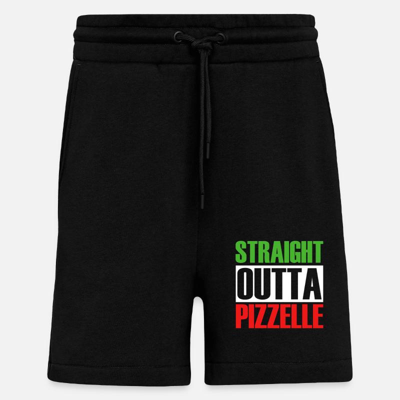Pizzelle Waffel Keks - Shorts - made by SPREAD - SOLID BLACK