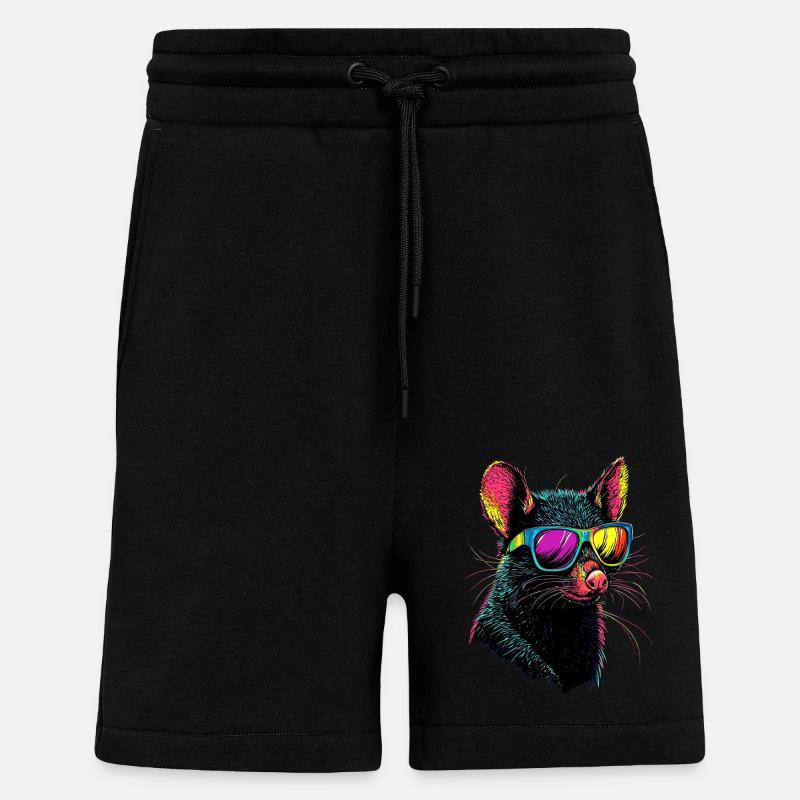 Tasmanian Devil Marsupial Tasmanian Devil - Shorts - made by SPREAD - SOLID BLACK