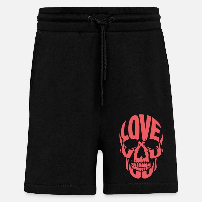 ÂNE D’AMOUR - Short bio décontracté fabriqué en UE - SOLID BLACK