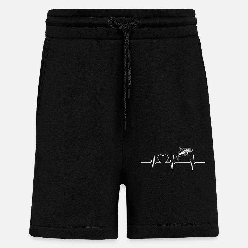 Lachse Lachs - Shorts - made by SPREAD - SOLID BLACK